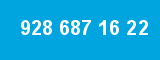 928 687 16 22 928 687 16 22